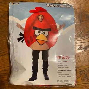 Red Angry Bird costume.